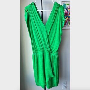 Naked Zebra Green Sleeveless Romper - Size L